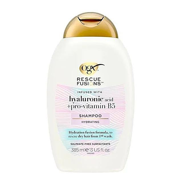 Rescue Fusions Hydrating Shampoo de OGX. Precio: 6,99 euros