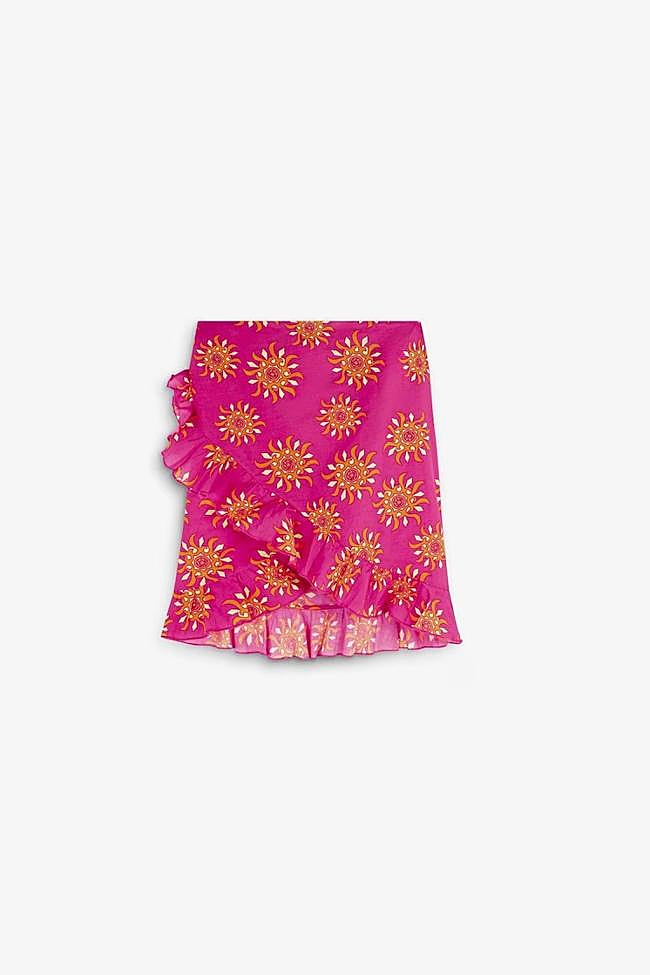 Pareo de mujer de algodón con volantes (39,90€ en El Corte Inglés)