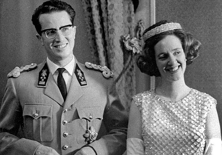 Los reyes Balduino y Fabiola de Bélgica, en una imagen de 1962.