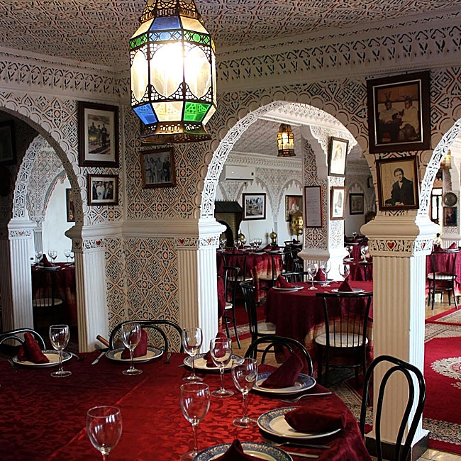 Una imagen del restaurante donde comió Leonor en Ceuta.