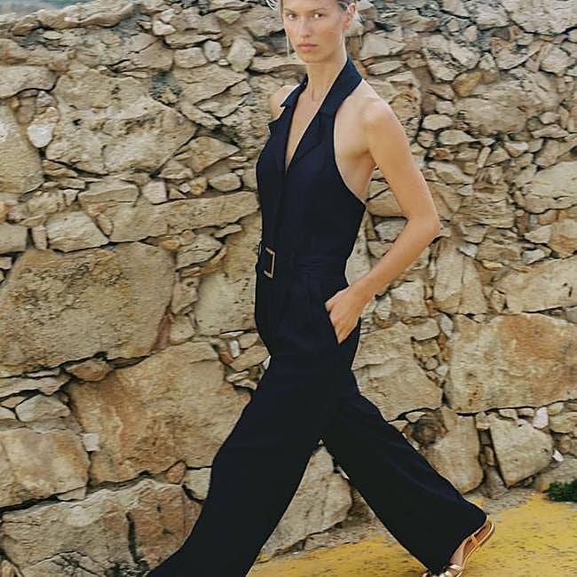 Mono halter estilo tailoring