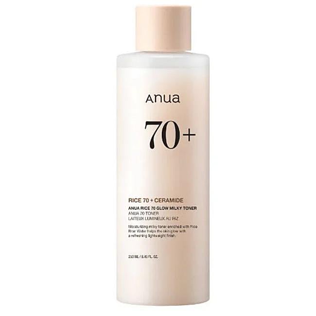 Rice 70 Glow Milky Toner de Anua. Precio: 22 euros