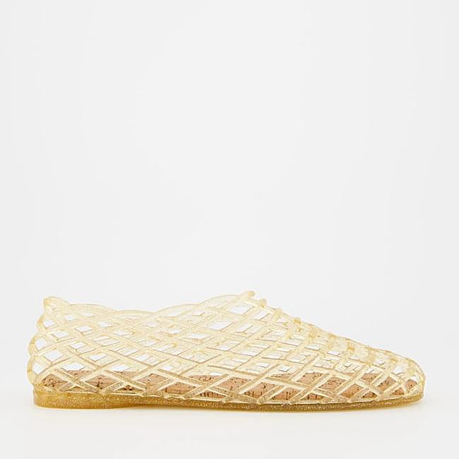 Bailarinas planas amarillas de Ulanka, 29,99 euros.