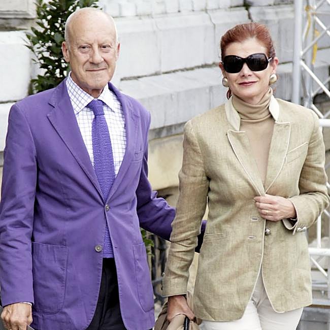 Norman Foster y Elena Ochoa, una pareja muy unida desde que se conocieron en 1993.