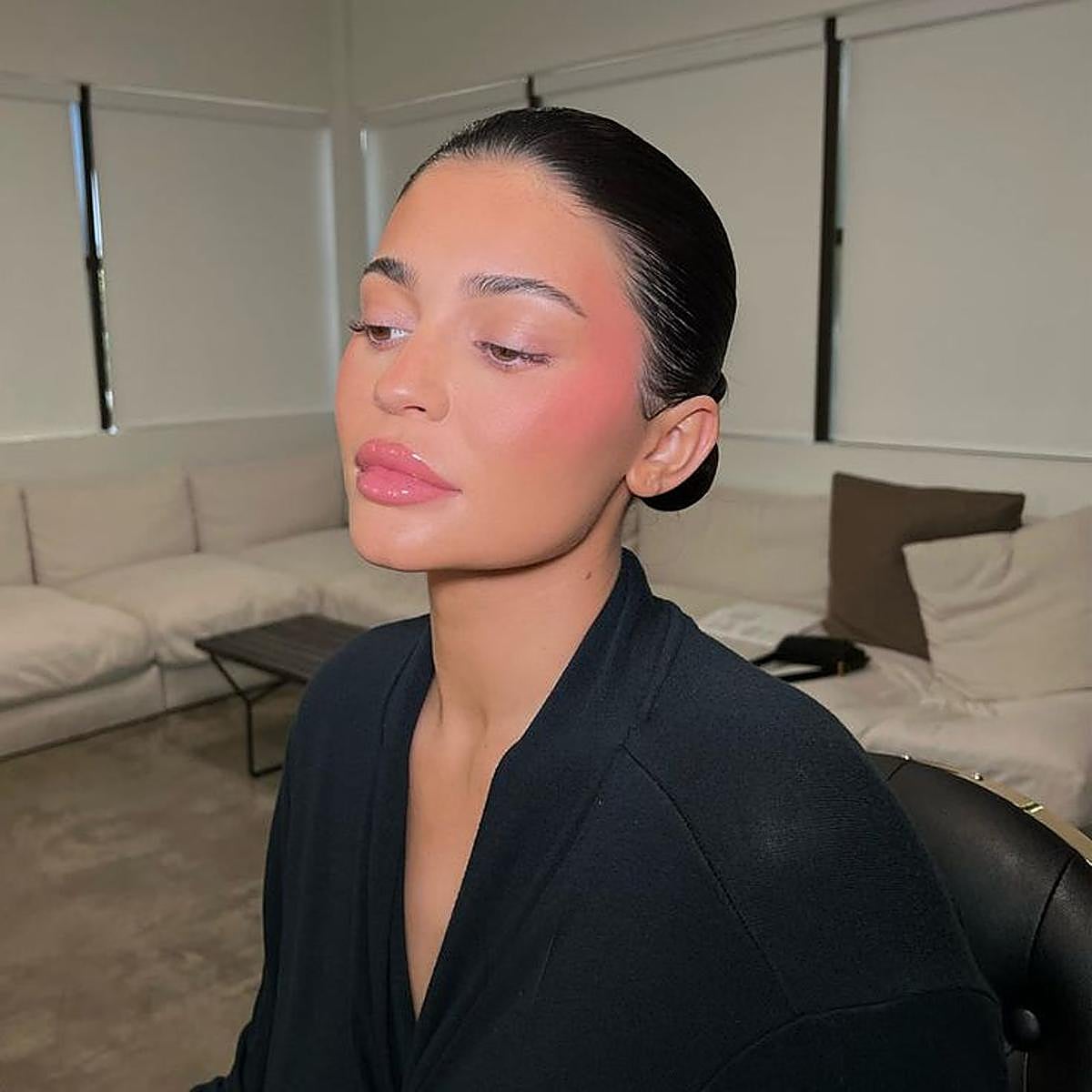 Kylie Jenner con labios jugosos