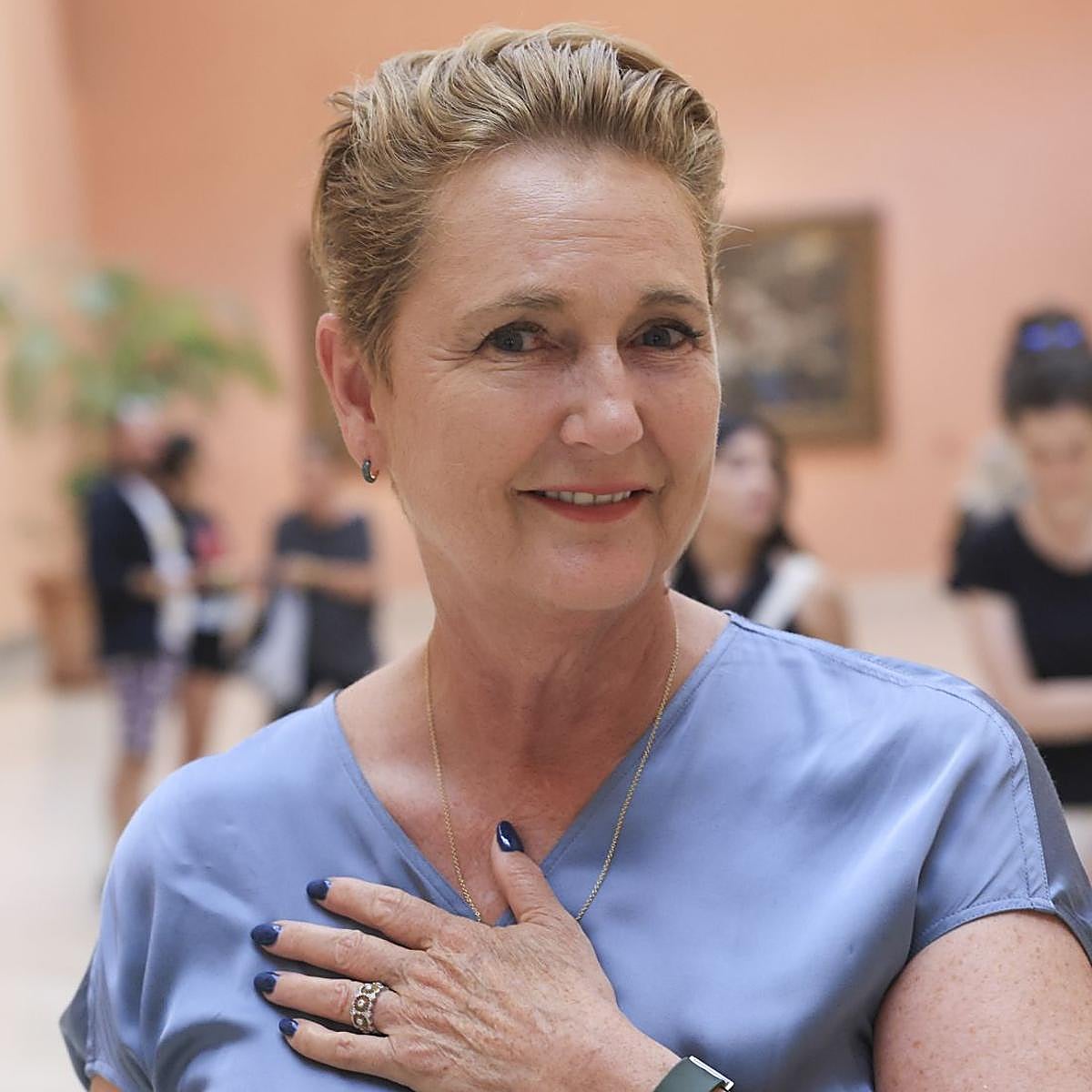 Francesca Thyssen presume de anillo de compromiso.