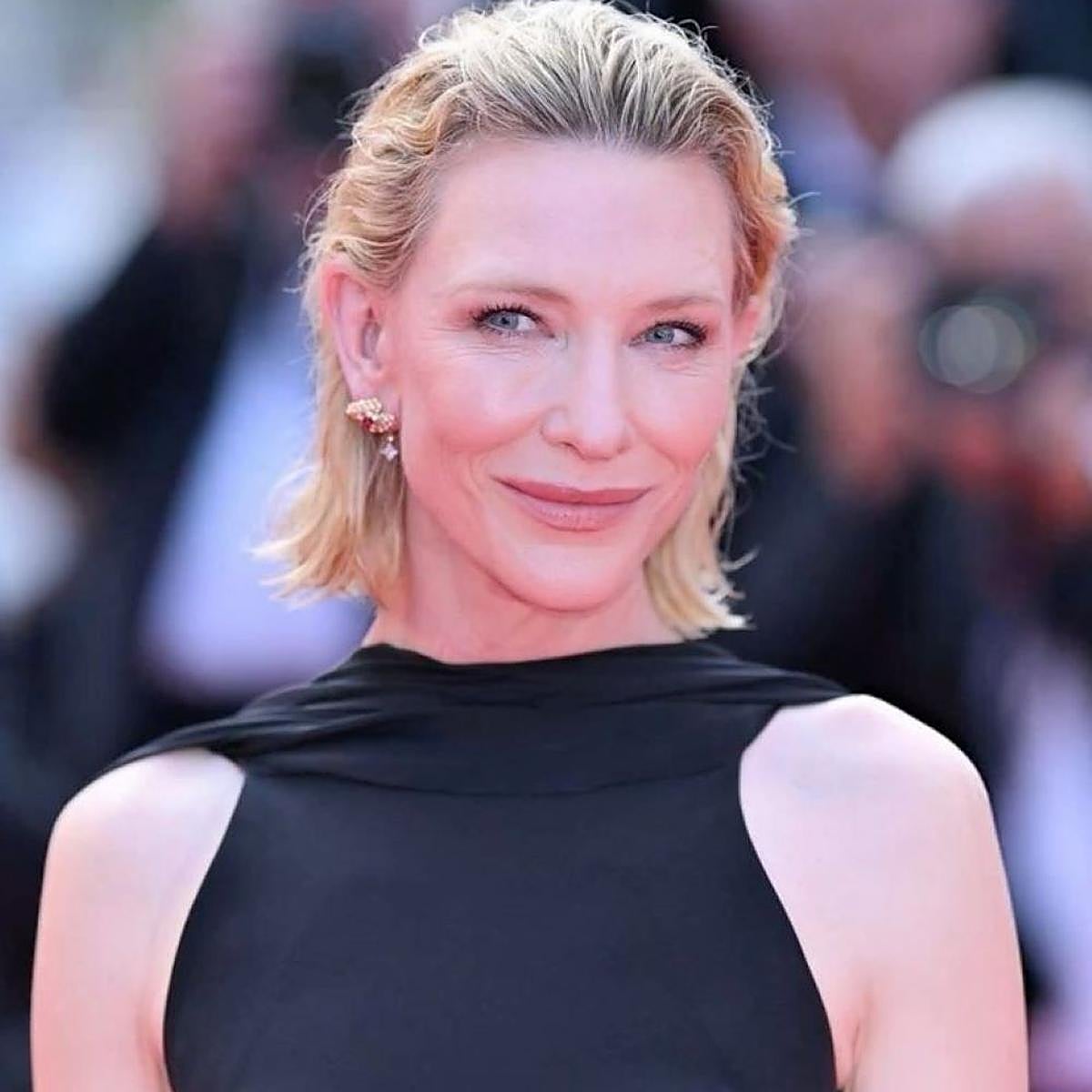 Cate Blanchett con corte de pelo bob tendencia a los 50