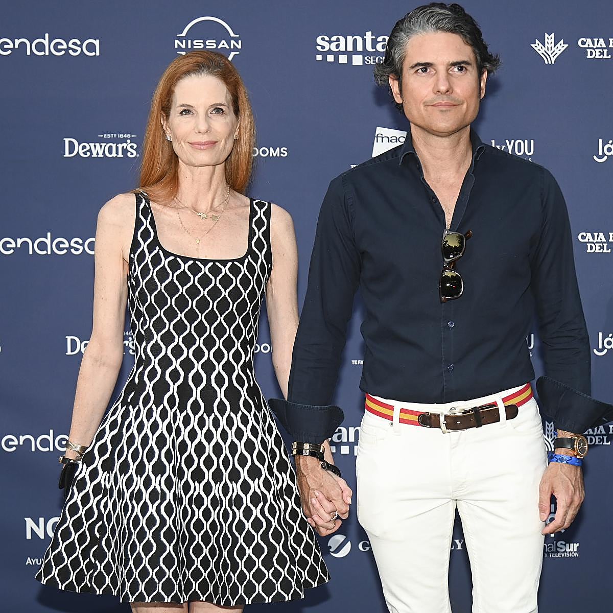 Olivia de Borbón y su marido en el Icónica Santalucía Sevilla Fest de Sevilla