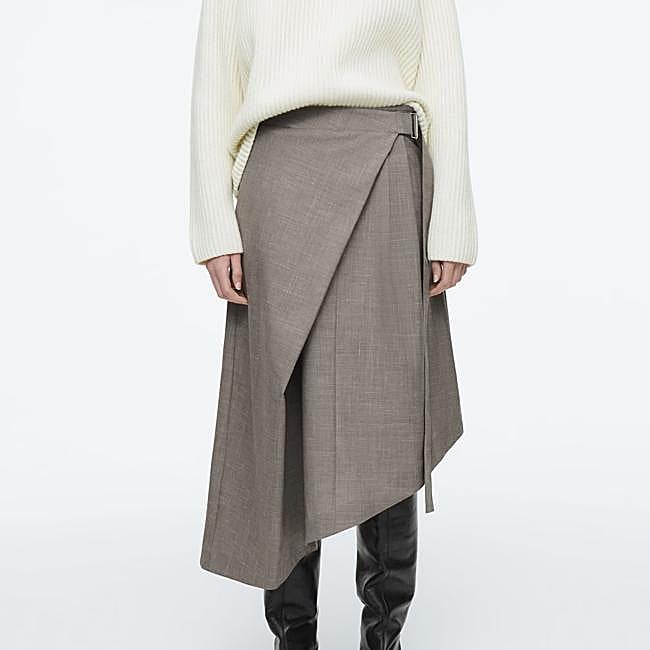 Falda cruzada de COS, 62,50 euros