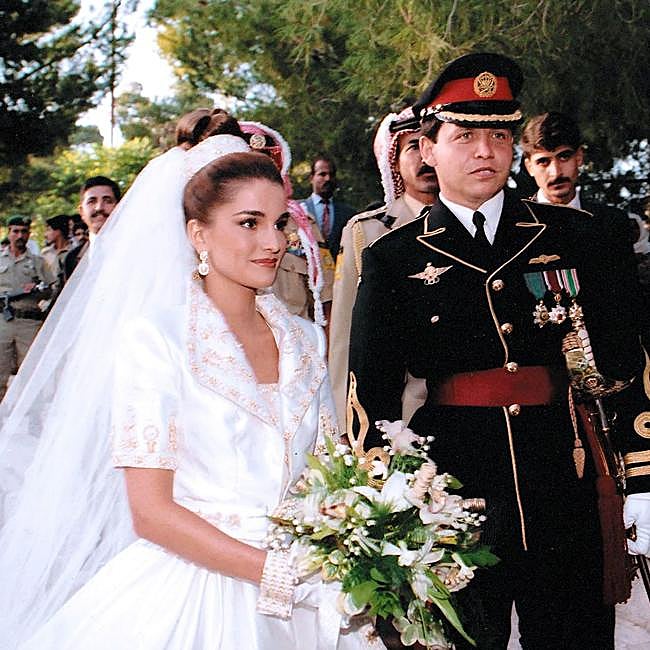 Los reyes de Jordania invitaron a 2.000 personas para su boda.