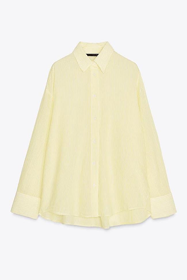 Camisa oversize gasa rayas (19,95€)