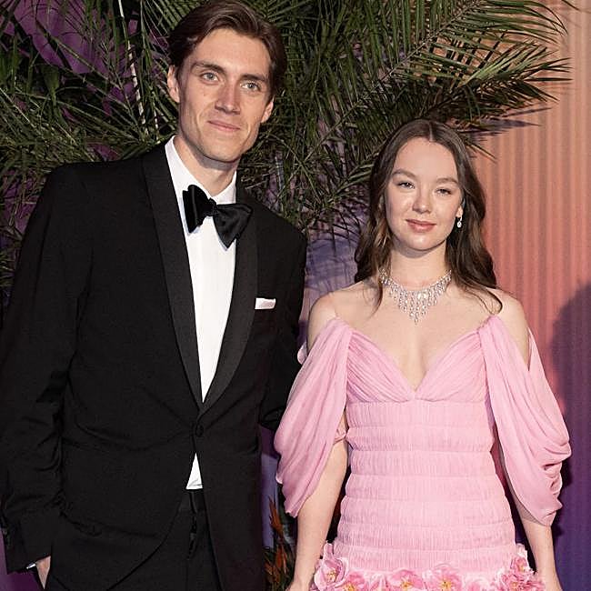 Alexandra de Hannover, con su pareja Ben-Sylvester Strautmann.