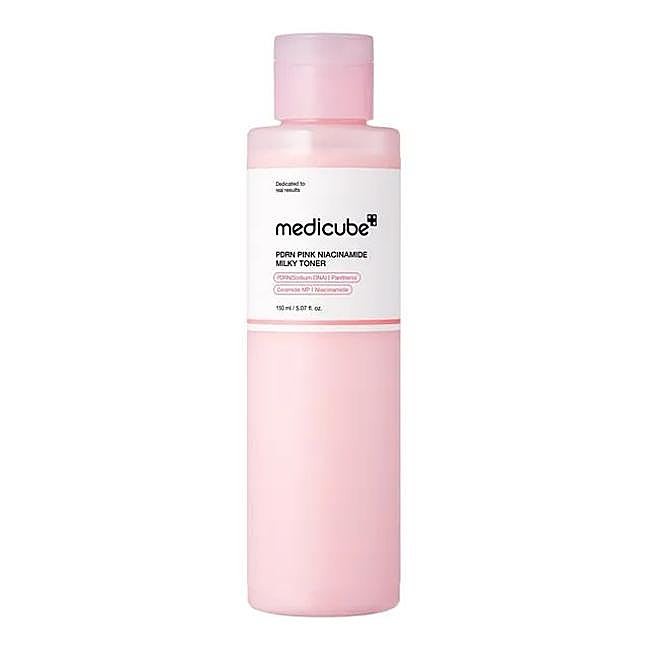 PDRN Pink Niacinamide Milky Toner de Medicube. Precio: 25,45 euros