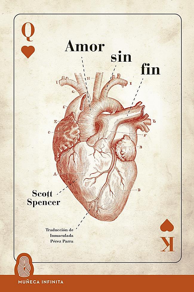 Portada de Amor sin fin, la novela se Scott Spencer.