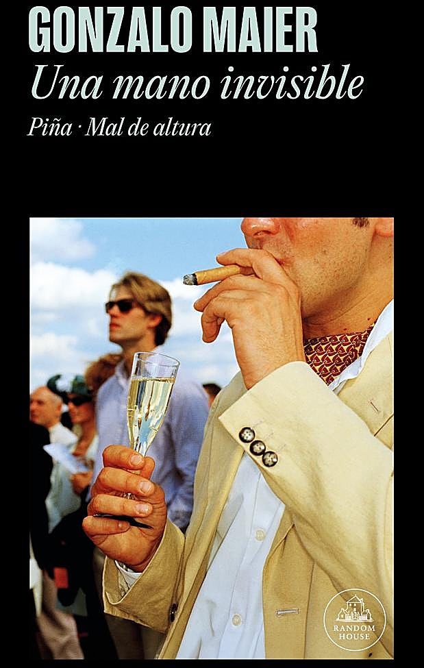 Portada de Una mano invisible, el volumen con dos novelas cortas de Gonzalo Maier..