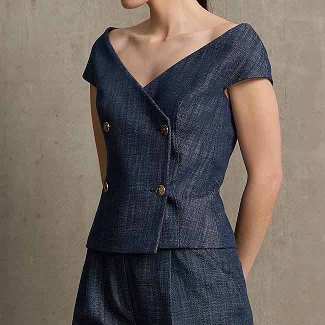 Chaleco de lino de Silbon, 53,99 euros.