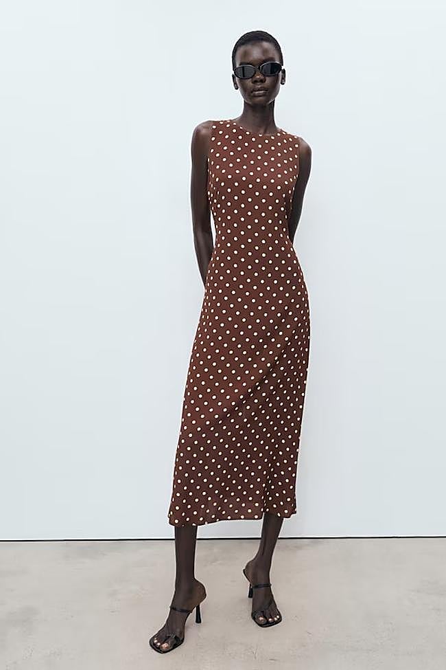 Vestido estampado de Mango (29,99 euros)