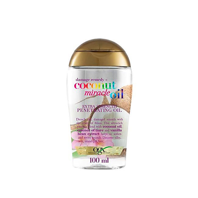 Aceite de coco Coconut Miracle Oil de OGX.