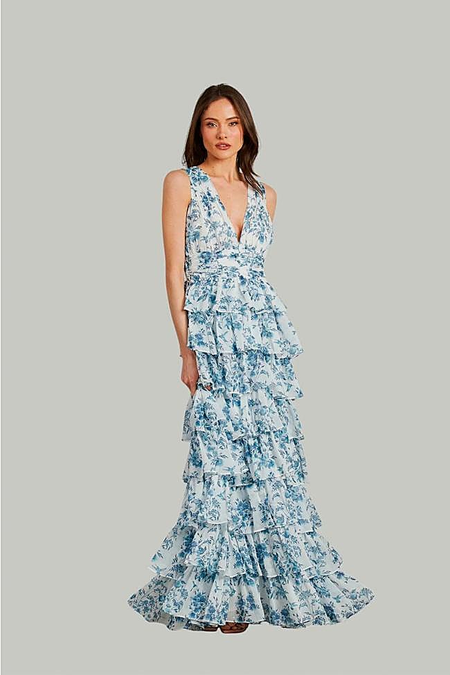Vestido con estampado de flores de Alma en Pena.
