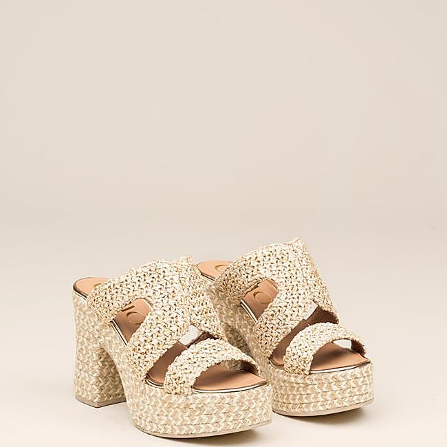 Cuñas de yute trenzadas