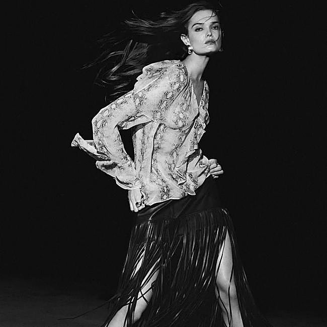 Blusa animal print fluida