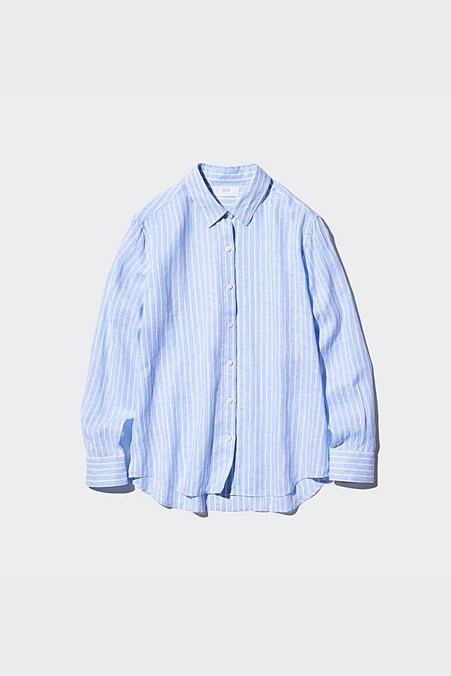 Camisa 100% lino prémium (rayas) (49,50€)