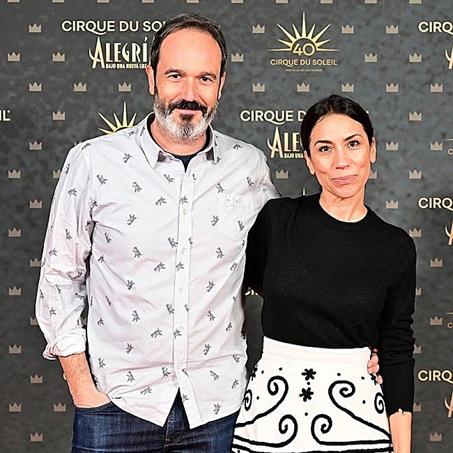 La actriz junto a su marido, Nacho Rubio.