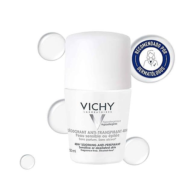 Vichy Desodorante roll-on antimarcas.