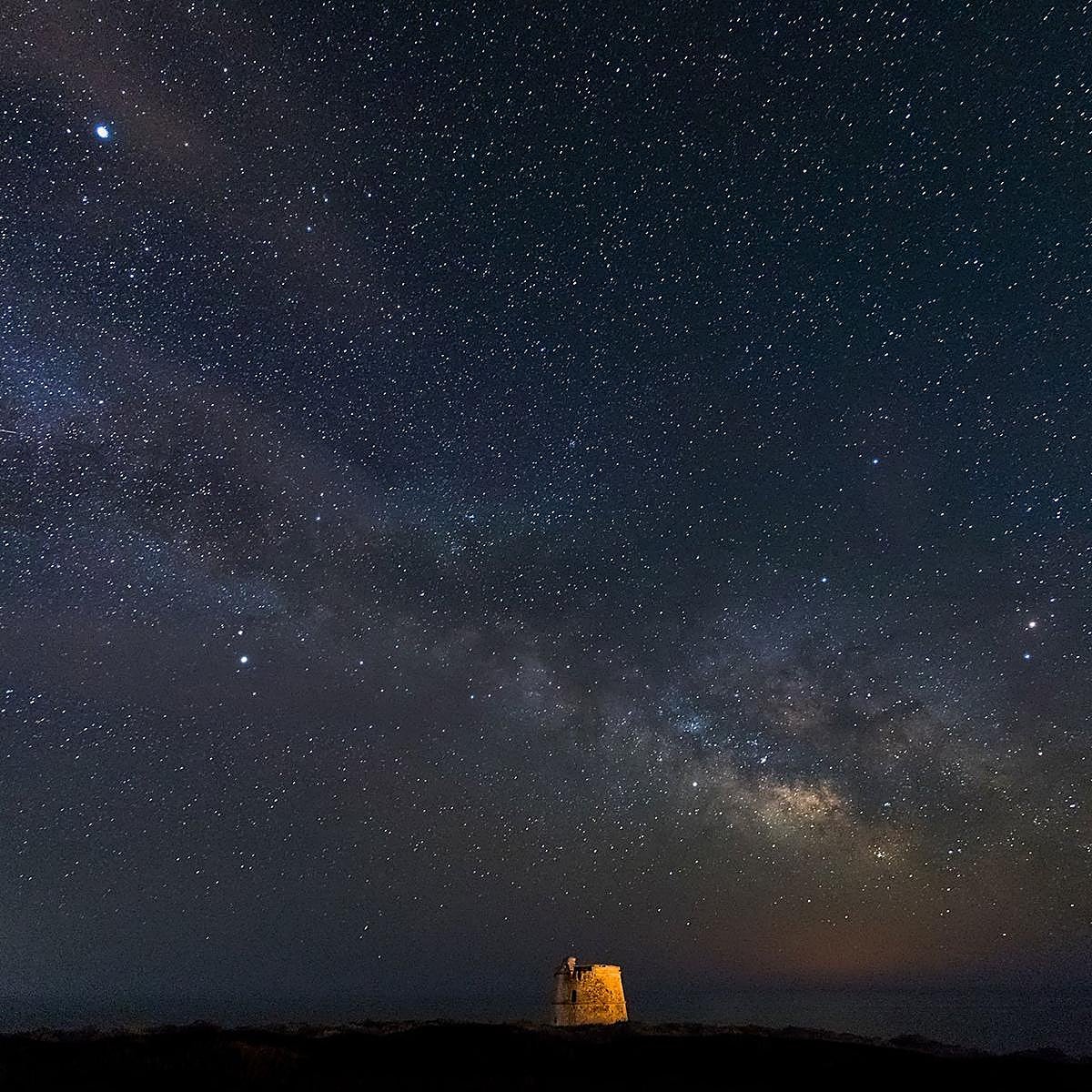 Cielo estrellado en Formentera