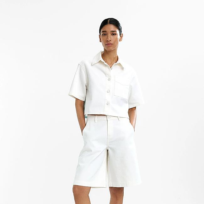 Bermuda blanca de Parfois, 32,99 euros.