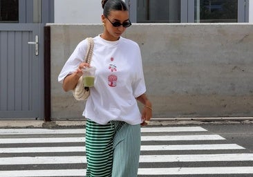 Estos pantalones de lino son perfectos para ir fresca y elegante incluso en los días más calurosos.