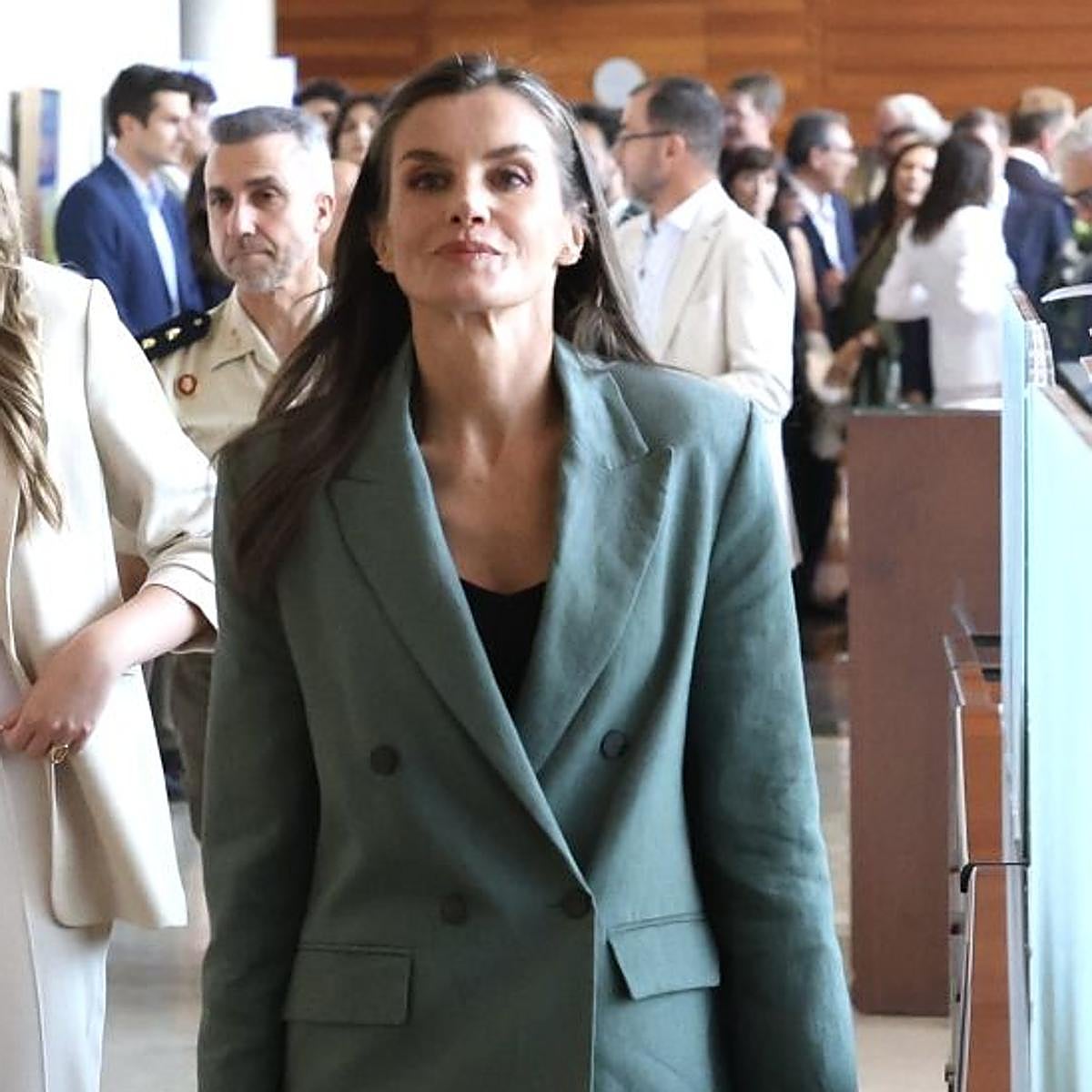 La reina Letizia en Girona.