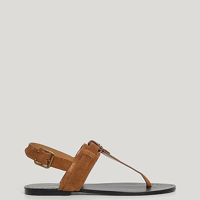 Sandalias capri de serraje de Pepe Jeans, 53,94 euros.