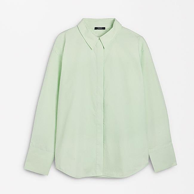 Camisa de algodón de manga larga (9,99€)