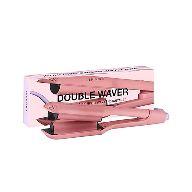 Plancha tenacilla Double Waver de Sephora.