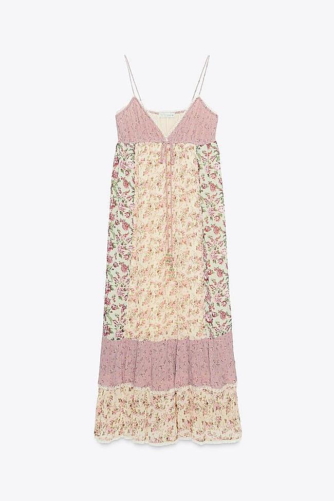 Vestido estampado de Zara (49,99 euros)