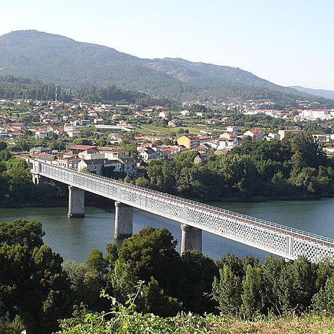Puente Internacional de Tui, Pontevedra, Galicia