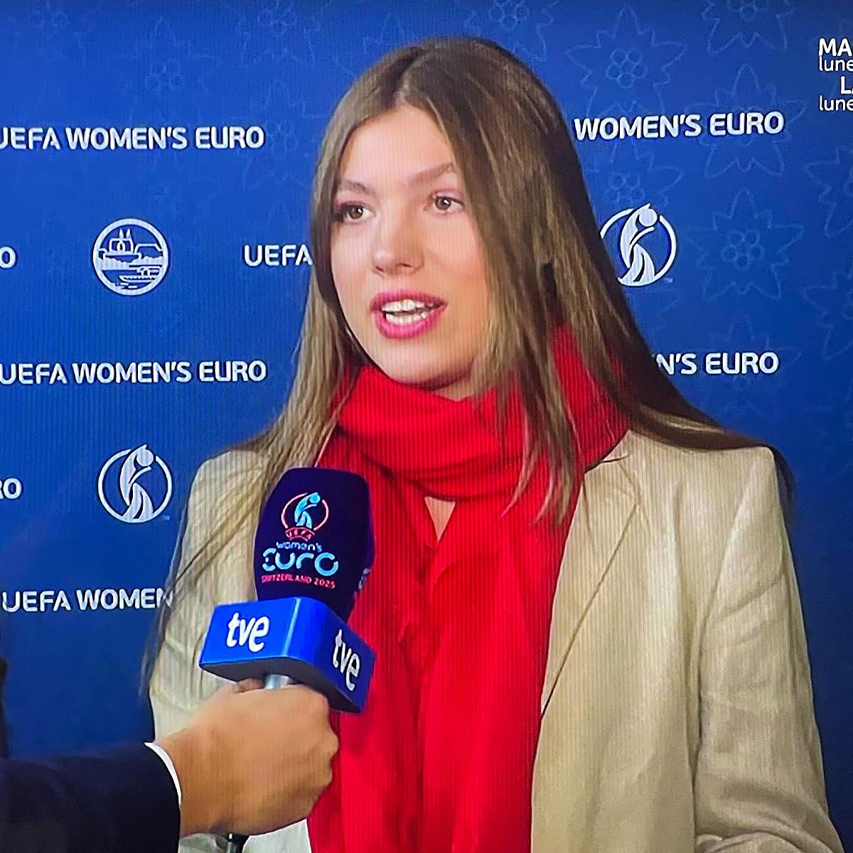 La infanta Sofía en Basilea para animar a España.