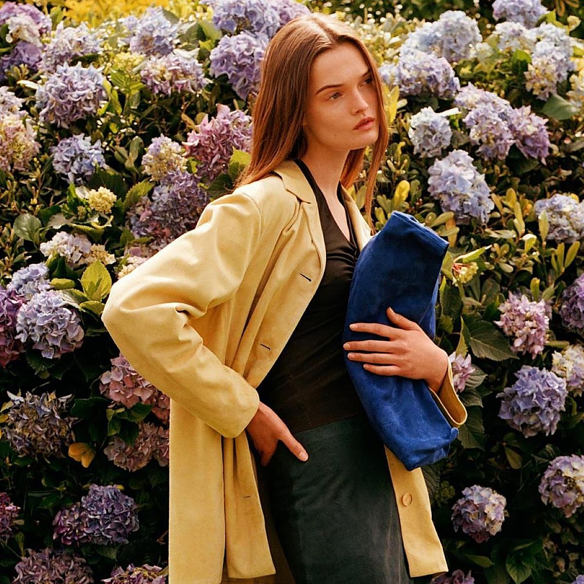 Modelo con prendas de Zara