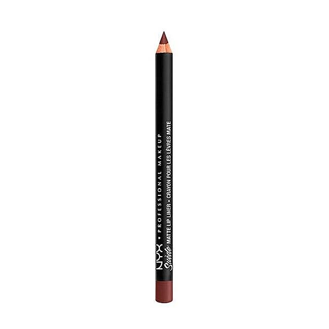Perfilador de labios Suede Matte Lip Liner de Nyx.