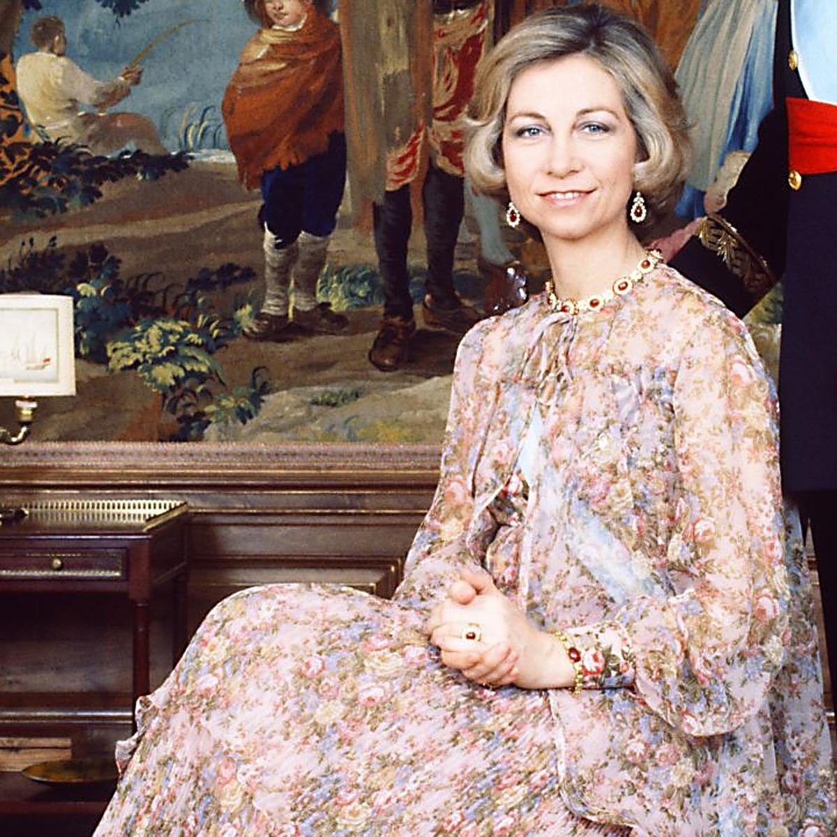 La reina Sofía, en una fotografía en el palacio de la Zarzuela.