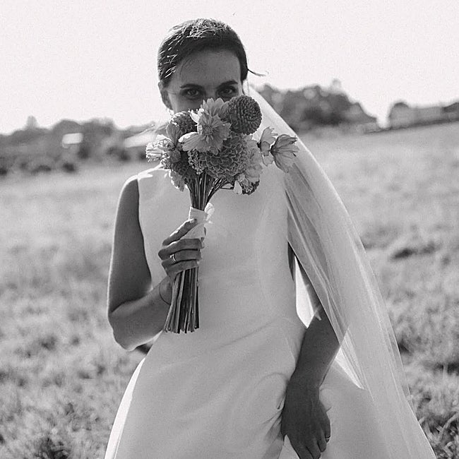 Aida Bao en una imagen del día de su boda.