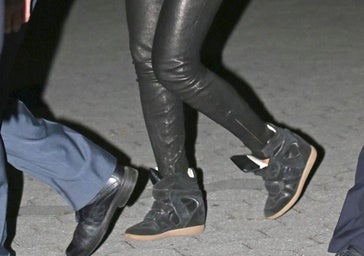 Beyoncé con las zapatillas de Isabel Marant en 2012.