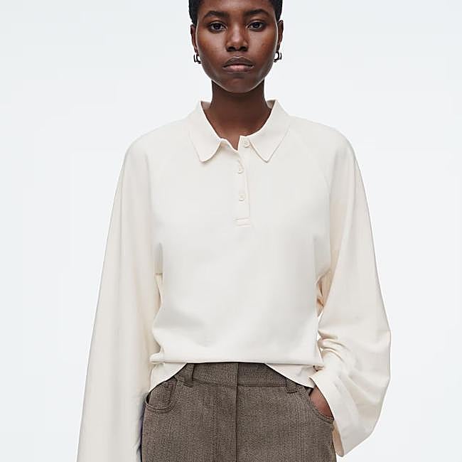 Polo con mangas anchas