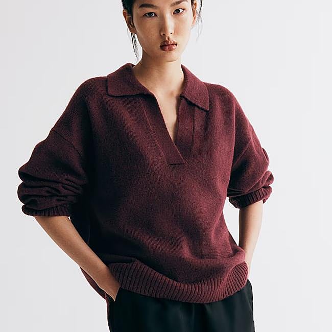 Polo oversize de punto