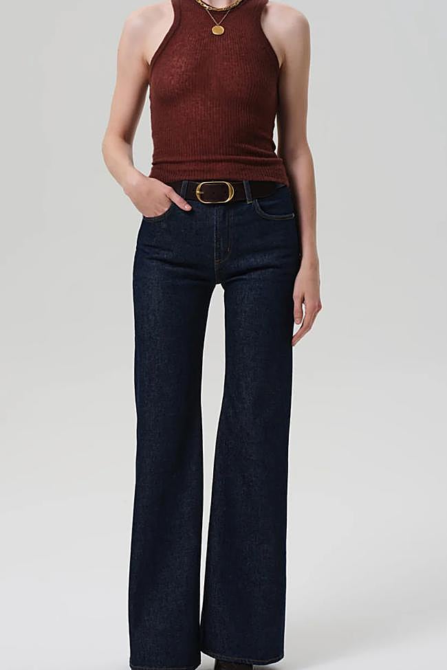 Vaqueros de tiro alto en azul oscuro de Citizens Of Humanity.