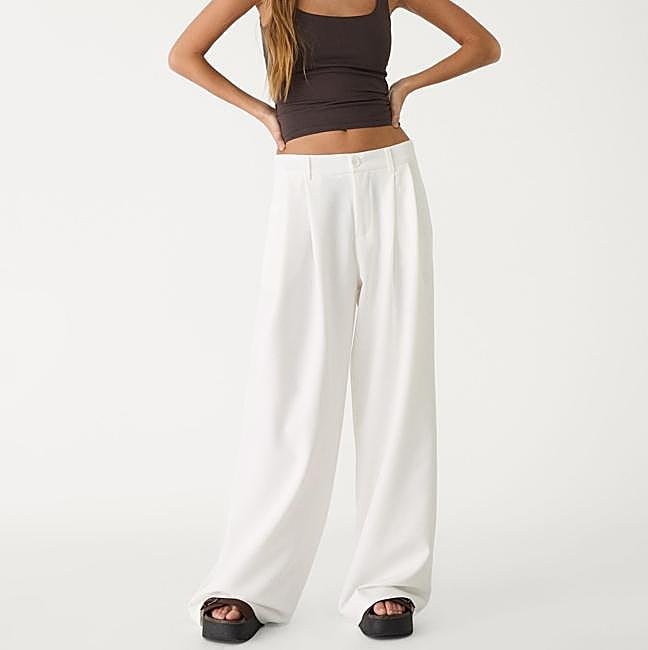 Pantalones de vestir wide leg