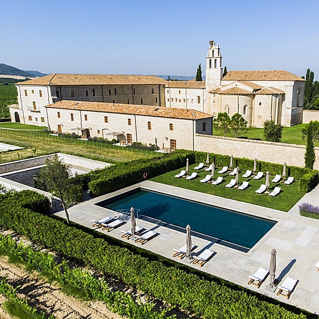 Una vista aérea del lugar donde se casará la hija de Antonio Banderas.