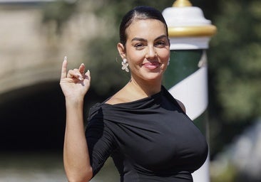 Georgina Rodríguez en el festival de Venecia de 2024.