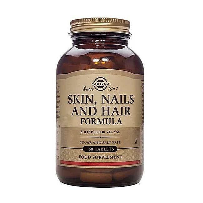 Skin, Nails and Hair Formula de Solgar. Precio: 17,49 euros